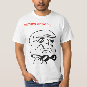 Mor av tecknaden Meme för gudursinneansikte Tee Shirt