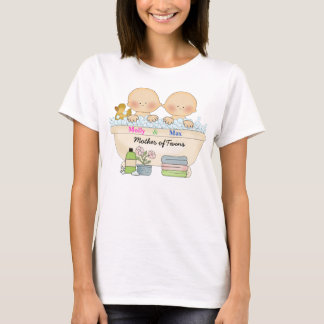 Mor av twillingart-skjortan tee shirt