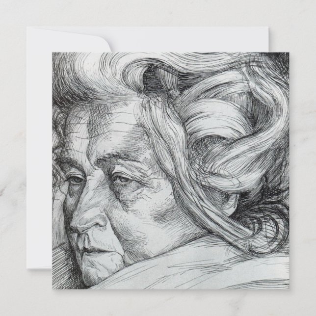 Mor (av Umberto Boccioni) Kort (Framsida)