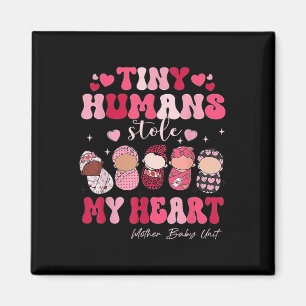 Mor Baby-enheten Valentine Nurse Cute Kärlek Heart Magnet