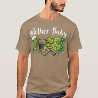 Mor Baby Nurse St patrick's day 2023 Women Girl T Shirt