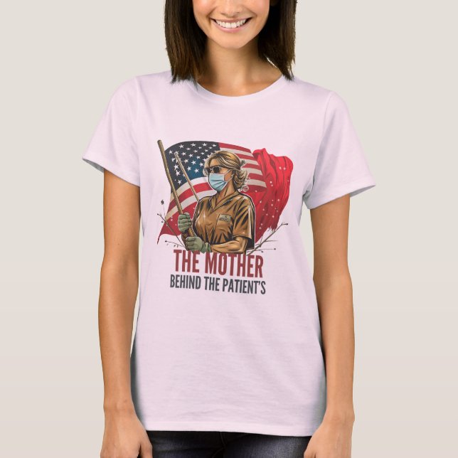 Mor bakom patienterna t shirt (Framsida)