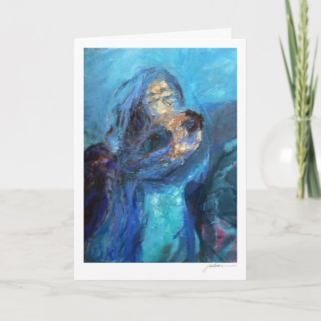 Mor & barn kort (Framsida)