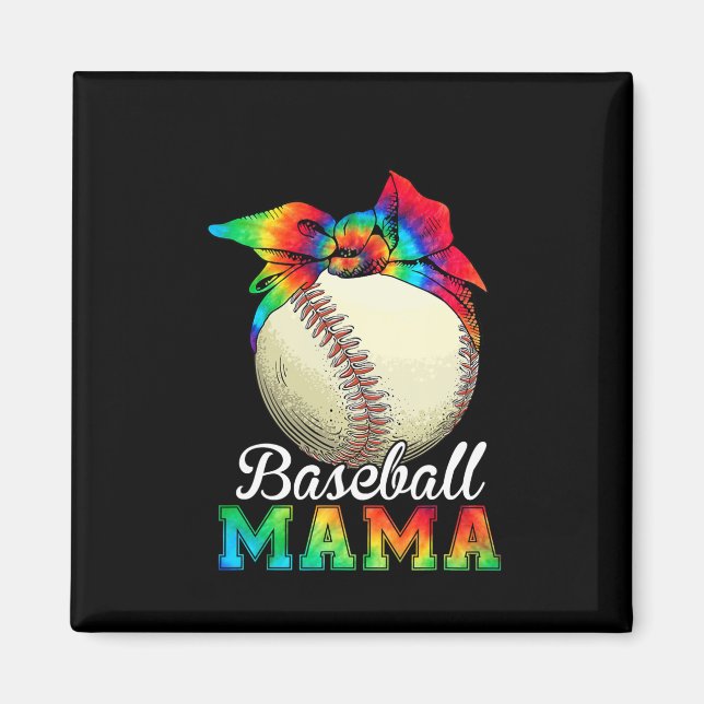 Mor Baseball Mamma Birthday Magnet (Framsidan)