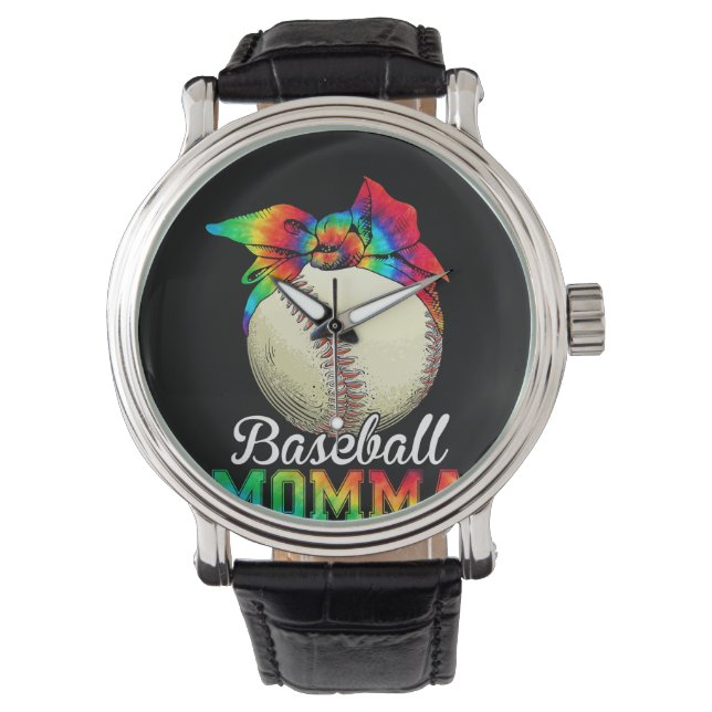 Mor Baseball Momma Birthday Armbandsur (Framsida)