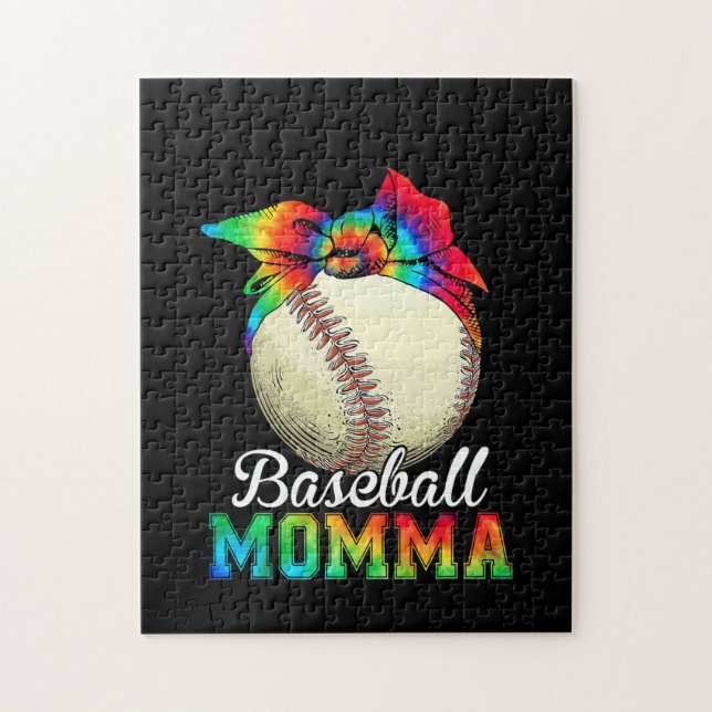 Mor Baseball Momma Birthday Pussel (Vertikal)