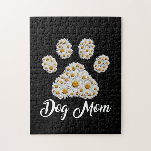 Mor Bästa Hund Mamma någonsin, födelsedag Pussel (Vertikal)
