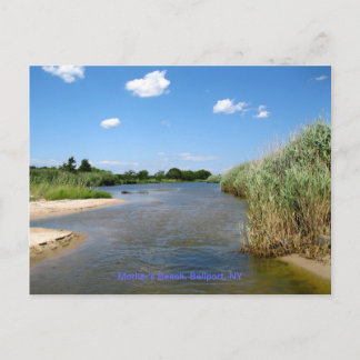 Mor Beach, Bellport NY Vykort