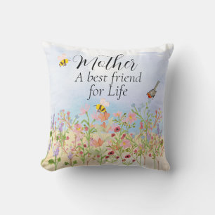 Mor - Best Friend for Life - Wildblomma Garden Kudde