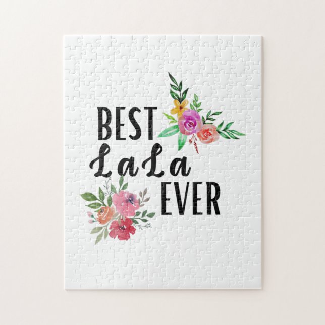 Mor Best Lala - födelsedag Pussel (Vertikal)