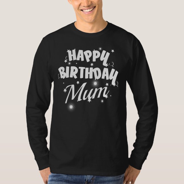 Mor Birthday Grattis Morsa T Shirt (Framsida)