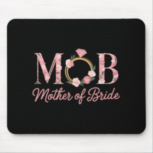 Mor Bride Bröllop Mobster Blommigt  Rosa Diamond R Musmatta