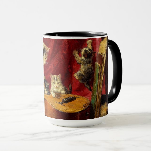 Mor Cat och Kittens spelar med Guitar Mugg (Framsida höger)