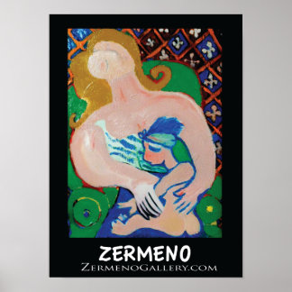 "Mor & Child" av Zermeno Poster