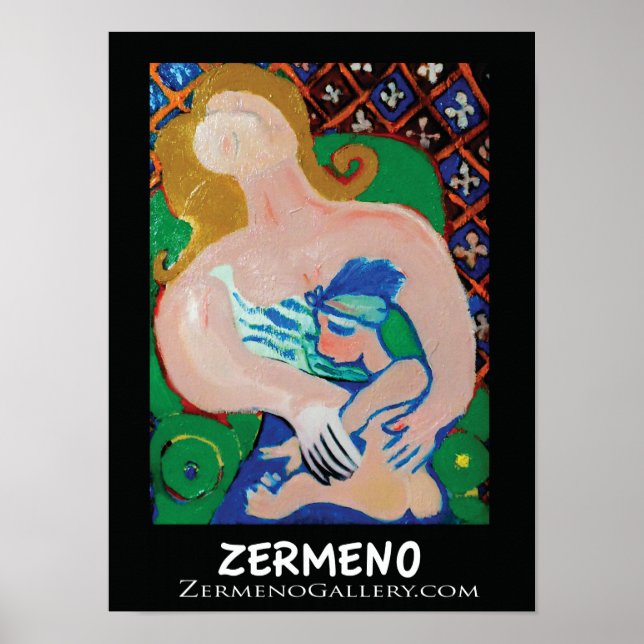 "Mor & Child" av Zermeno Poster (Framsidan)