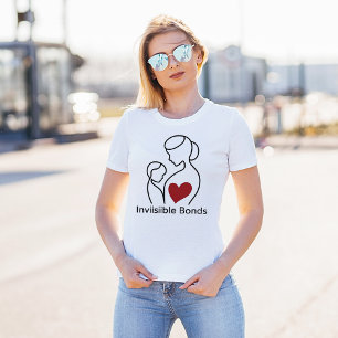 "Mor & Child Silhouette - Einternal Bond Art" T Shirt