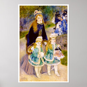 Mor & Children by Renoir Poster