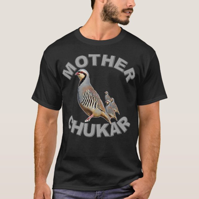 Mor Chukar Funny Upland Game Hunting T Shirt (Framsida)
