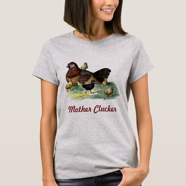 Mor Clucker T Shirt (Framsida)