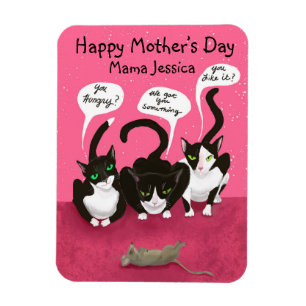Mor dag är roligt från Personligen Katt Magnet