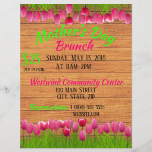 Mor dag Brunch Promotional Flyer
