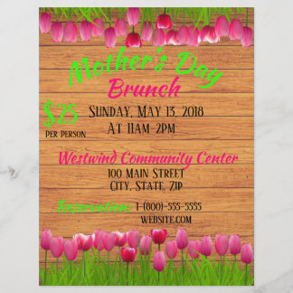 Mor dag Brunch Promotional Flyer