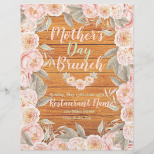 Mor dag Brunch Reklamblad