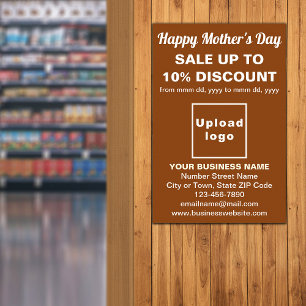 Mor dag Business Sale Brown Poster