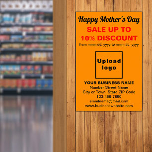 Mor dag Business Sale Orange Färg Poster