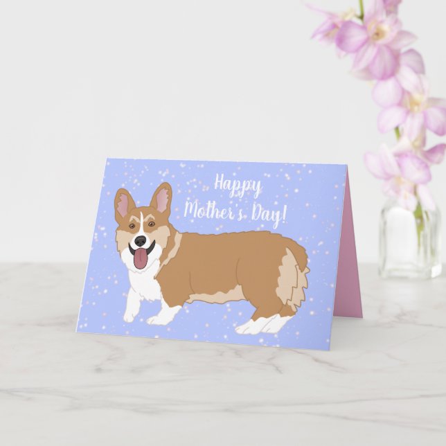 Mor dag Pembroke Welsh Corgi Kort (Orkide)
