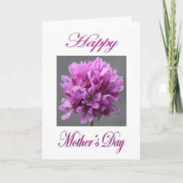 Mor dag Rosa Flower Kort