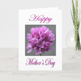 Mor dag Rosa Flower Kort