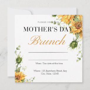 Mor-dagen Brunch Inbjudan