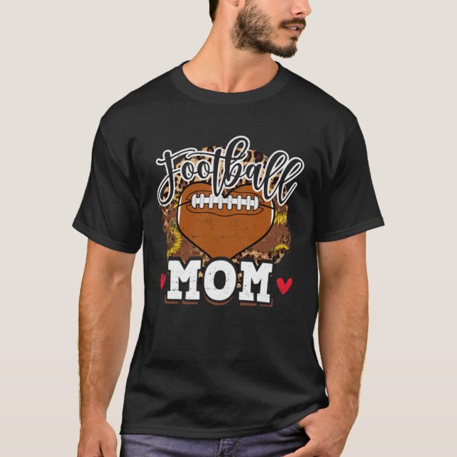 Mor-dagen för fotbollsdagen Mamma Mamma Mamma Life T Shirt (Framsida)