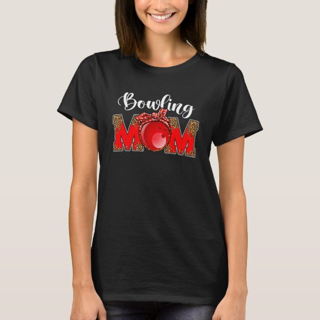 Mor-dagen Mamma Leopard-leoparddagen Mamma Life T Shirt (Framsida)