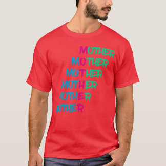 Mor Day lustig blå pojke T Shirt