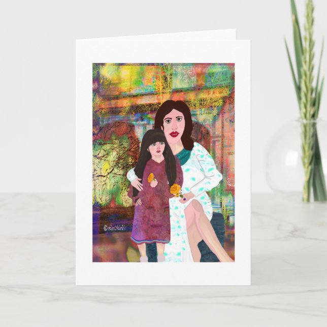 Mor & DDotter LeeMarie's kreativ Design Kort (Framsida)