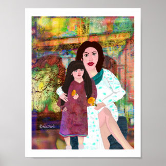 Mor & DDotter LeeMarie's Kreativ Design Poster