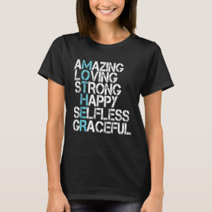 Mor Definition Fantastisk Loving Strong Lycklig Mo T Shirt