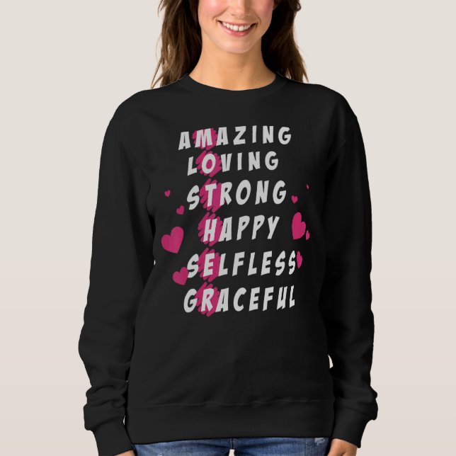 Mor Definition Fantastisk Loving Strong Lycklig Mo T Shirt (Framsida)
