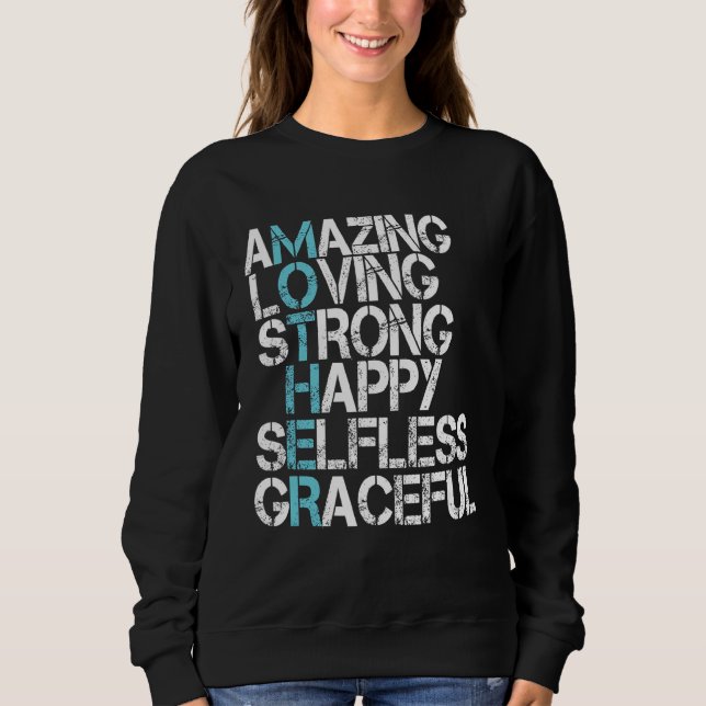 Mor Definition Fantastisk Loving Strong Lycklig Mo T Shirt (Framsida)
