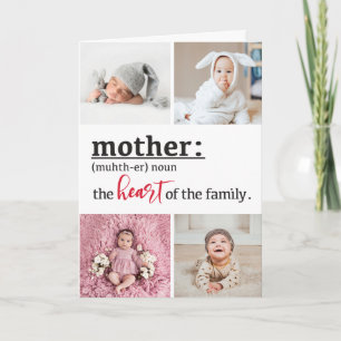 Mor definitionscentret för foto 4 i familjen kort
