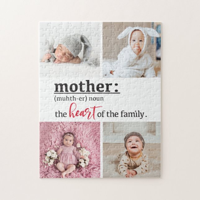 Mor definitionscentret för foto 4 i familjen pussel (Vertikal)