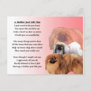 Mor Dikt - Pekingese Vykort