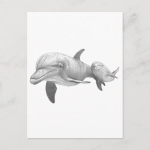 MOR DOLPHINS KÄRLEK VYKORT