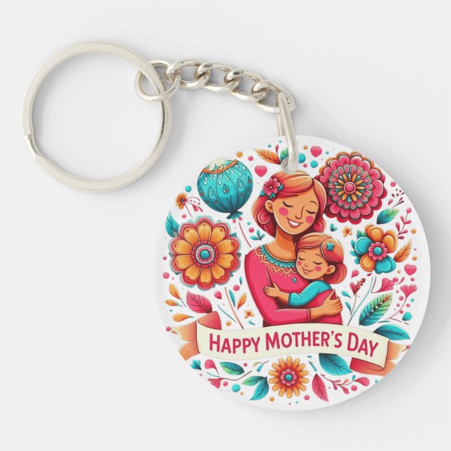 Mor & Dotter Kramar i blomster på Mors dag (Framsidan)