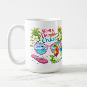 Mor Dotter Kryssning Tropisk Semester Kaffemugg