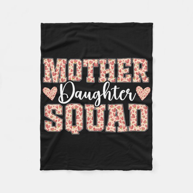 Mor Dotter Squad Mamma Matching Mor Dotter Fleecefilt (Framsidan)