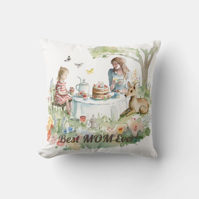 Mor Dotter Tea Party Kudde (Framsida)