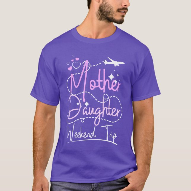 Mor-dottergåva till helg resa t shirt (Framsida)